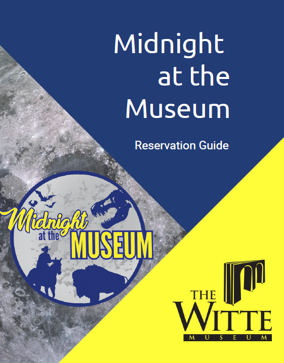 Midnight at the museum pamphlet