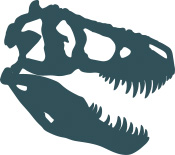 t-rex skull icon
