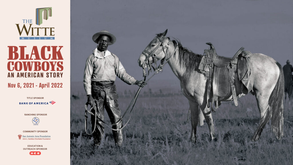 old photography of cowboy with a horse