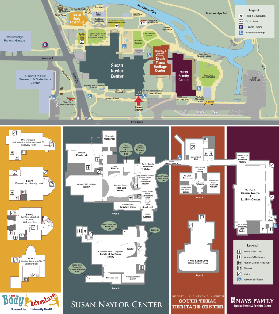 Witte Museum campus map