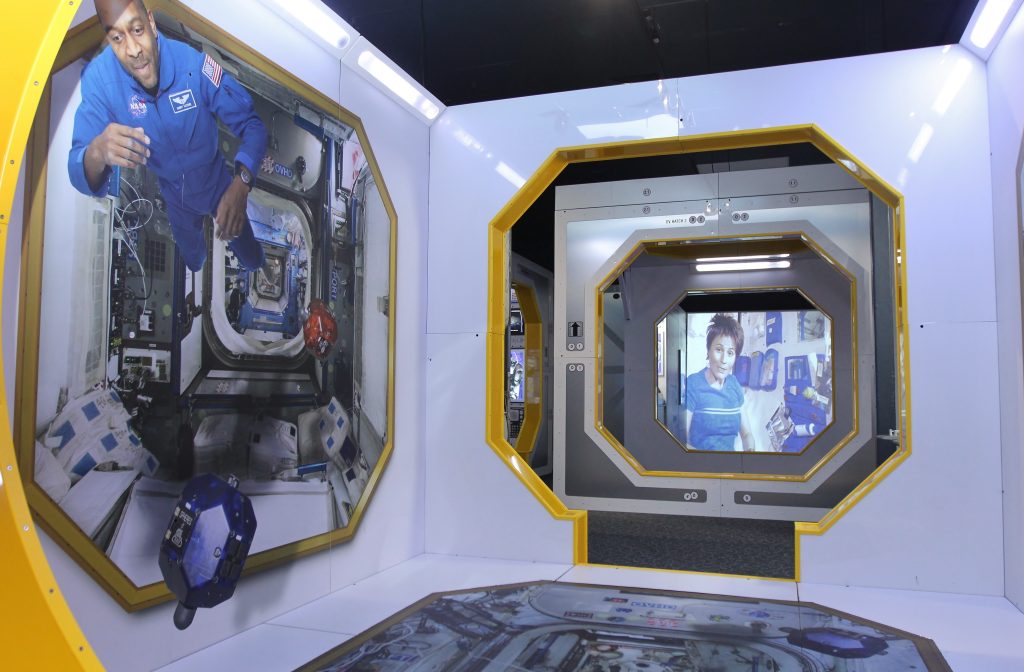 interior of space ship recreation