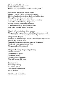 second half of a poem by Fernando Esteban Flores
